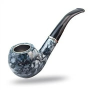 DGPERTE Tobacco Pipes, Cigar Pipes for Smoking Durable Smoking Pipe with Box Marbling Smoking Pipe Captain Tobacco Pipe