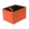 thumbnail image 3 of koolsoo Foldable Back Seat Car Trash Bin Auto Storage Box Portable Garbage Container Orange, 3 of 9