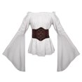 thumbnail image 1 of Disfraz medieval vintage, disfraz de pirata medieval para mujer, disfraz de pirata del mismo estilo para mujer, 1 of 3
