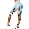 thumbnail image 5 of Women's Easter Print Tights -Lifting Fitness Sports Leggings Yoga Pants Sky Blue S, 5 of 6
