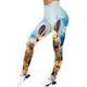 thumbnail image 4 of MKLEKYY Leggings para mujer, leggings para entrenamiento, leggings con estampado de Pascua, pantalones con bloques de color, leggings suaves y elásticos., 4 of 4