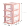 thumbnail image 4 of KAKOWELY 1Pc Desktop Storage Box Drawer Type Sundries Holder Transparent Cosmetic Box,9.06X"X6.89"X5.31", 4 of 4