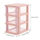 thumbnail image 4 of GOOHOCHY 3Layer Desktop Draker Contenedores de Plástico Dresser Organizador Organización de Escritorio para Maquillaje Baño Oficina Desempeño Dormitorio Mostrador Rosa, 4 of 7