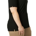 thumbnail image 4 of Lee Riders Women's Plus Size Short Sleeve Knit Everyday Essential Polo Shirt, 4 of 4