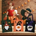 thumbnail image 2 of JANGSLNG Halloween Tote Bag with Reinforced Handle Large Capacity Wear Resistant Print Candy Gift Bag Party Supplies, 2 of 8