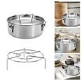 thumbnail image 2 of fsxdhpcsgfc Cake Baking Pan Stainless Steel Maker With Stand Rice Cooker Cooker Hood Extractor Fan Kitchenware Set Dishes Canner Pressure Cooker for Canning Cooker Hood Complete with Wall Bracket, 2 of 6