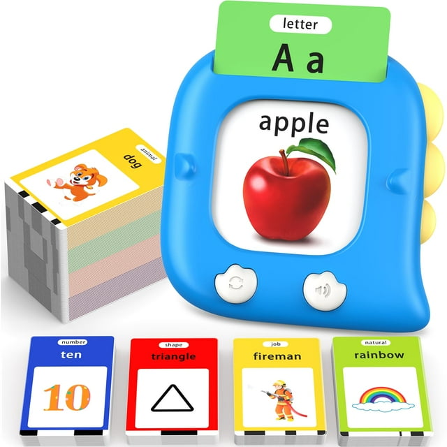 Máquina didáctica de tarjetas didácticas de juguete Kidzdo 520 ABCs 1-6 años