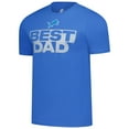 thumbnail image 2 of Men's Blue Detroit Lions Best Dad Father's Day T-Shirt, 2 of 3