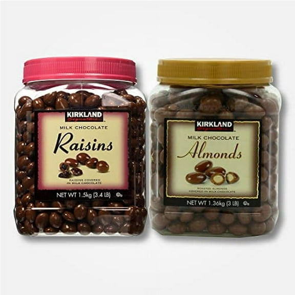 Kirkland Signature ? Bundle of Roasted Almonds & Raisins Chocolate Covered
