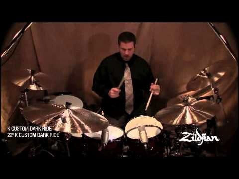 Zildjian K0930 8" K Custom Dark Splash Drumset Paper Thin Cymbal Soft Vol New