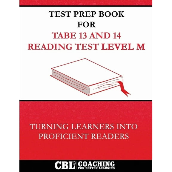 Test Prep Book for TABE 13 and 14 Reading Test Level M, (Paperback)