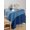 Blue, variant on Blue Ombre Table Cloth, Modern Abstract Art Farmhouse Striped Waterproof Tablecloth for Square Tables, Reusable Washable Fabric Table Cover for Restaurant Kitchen Dining Tables 60"x60"