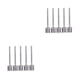 thumbnail image 4 of Soidarity 5 Pieces Inflating Pump Needle Stainless Wear-resistant Professional Air Adaptor Inflation Valves Volleyballs Pump plata 5 piezas 2piezas Soidarity CBP432848, 4 of 6