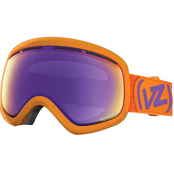 VonZipper Skylab Asian Fit Adult Snowmobile Goggles - Spaceglaze - Tangerine/Meteor Chrome / One Size