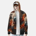 thumbnail image 2 of Balery Cute Maple Leaf Koala Sudadera ligera de manga larga con capucha y protección solar UPF 50+ para hombre y mujer, ideal para pesca y running-XX-Large, 2 of 7