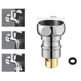 thumbnail image 2 of Lefu Brass Faucet Adapter Washing Machine Automatic Water Stop Nozzle Connector, 2 of 5