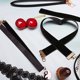 thumbnail image 2 of Conjunto de 6 collares de gargantilla de terciopelo clásico, collar de gargantilla en capas, collar de gargantilla negra, collar de gargantilla de terciopelo negro bonito para mujer TUNC Sencillez, 2 of 4