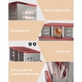 thumbnail image 4 of EuKer 8-Compartment Chicken Nesting Box, Roll Away Chicken Laying Boxes with 8 Training Eggs for Hens, Coops, Red, 4 of 7