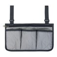 thumbnail image 1 of Bolsa lateral para reposabrazos de silla de ruedas, organizador de bolsillo, contenedor, bolsa organizadora gris jinwen Bolsas laterales para sillas de ruedas, 1 of 8