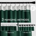 thumbnail image 3 of Cortinas MIULEE Christmas Hunter Green Blackout 260 x 260 cm, 2 paneles, 3 of 8