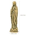 thumbnail image 2 of Virgin Mary Figurine Miniature Virgin Mary Statue Catholic Sculpture Religious Style Statue, 2 of 8