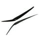 thumbnail image 2 of 2 piezas faro ceja izquierda derecha reemplazo para 5 Series G30 G31 G38 F90 M5 525I 530I 540I 2017-2021 negro brillante, 2 of 12