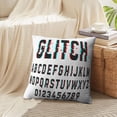 thumbnail image 4 of LALILO Throw Pillow Covers Trendy Letters And Numbers Font Letter Cushion Cover 18" x 18", 2 Pack, 4 of 6