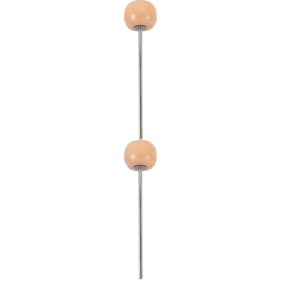 Masteelf 2pcs Wood Bass Drum Drum Pedal Mallet Head Percussion Accessory