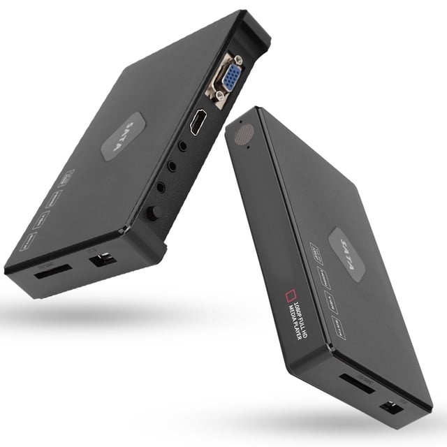 Jugador de Disco Duro de 2.5 Pulgadas 120 G, Reproductor de Medios HDD, Para Ancianos