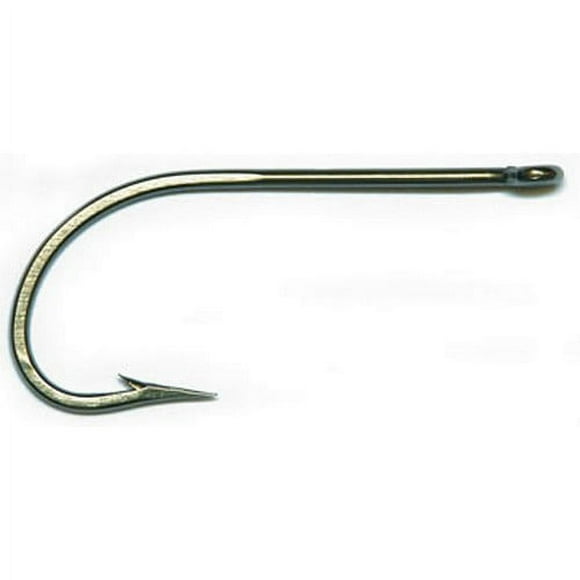 Mustad 3407DT Classic O'Shaughnessy Forged Duratin Hook (100-Pack), Size 9/0