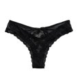 thumbnail image 4 of Ropa interior de cintura baja hueca cómoda y sexy transparente de malla de encaje exquisita, 4 of 6
