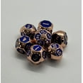 thumbnail image 2 of Galactic Dice Premium Dice Sets - Ball Dice Copper & Blue (Ver 31) Set of 7 Dice with Tin, 2 of 3