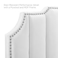 thumbnail image 6 of Modway Rosalind Performance Velvet Full/Queen Headboard in White, 6 of 10