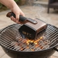 thumbnail image 4 of Cepillo eléctrico para parrilla, cepillo limpiador para barbacoa, herramienta de limpieza práctica y compacta. Marrón, 4 of 9