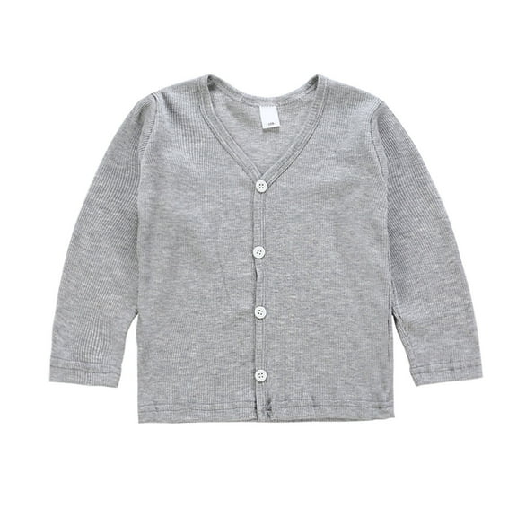 JGTDBPO Cardigan Sweater for Unisex Toddler Knitted Baby Sweater Little Girl Winter Button Down Candy Color Long Sleeve Crew Neck Cardigans Coat School Uniforms