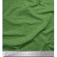 thumbnail image 1 of Soimoi Green polyester Crepe Fabric Stripe Hand Drawn Decor Fabric Printed Yard 52 Inch Wide, 1 of 1