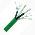 thumbnail image 1 of 77017 - CABLE CAT5EX2 + RG6X2 QUAD 500FT GRN SPOOL COMBINATION, 1 of 1