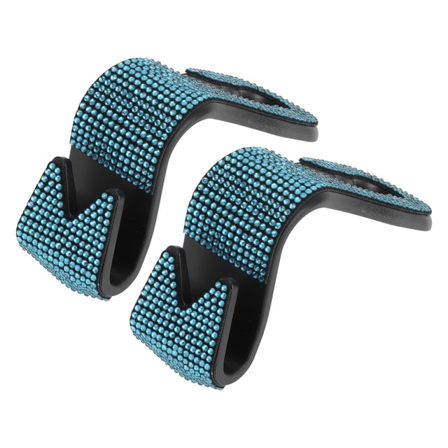 Gancho para Reposacabezas de Asiento de Automóvil Universal Azul 2 Pcs