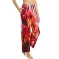 thumbnail image 2 of Haiem Autumn Maple Leaves Women's Pajama Pants Ultra Lightweight Pjs Bottoms Sleepwear Bottom Pants With Pocket Drawstring-X-Large, 2 of 9