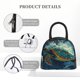 thumbnail image 4 of Fotbe Surfing Turtle Bolsa de Almuerzo con Estampado, Lonchera Aislada, Contenedor de Comida Reutilizable Tipo Cooler a Prueba de Fugas, 4 of 6