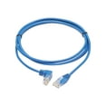thumbnail image 2 of Tripp Lite Down-Angle Cat6 Gigabit Molded Slim UTP Ethernet Cable (RJ45 Right-Angle Down M to RJ45 M), Blue, 7 ft. - Patch cable - RJ-45 (M) to RJ-45 (M) down-angled - 7 ft - UTP - CAT 5/5e/6 - molded, stranded - blue, 2 of 5