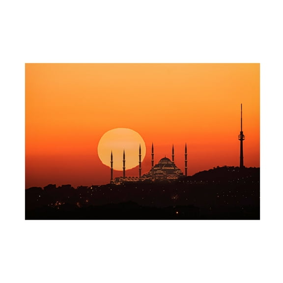 Trademark Fine Art Jie Jin Sunrise In Istanbul Canvas Wall Art