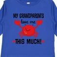thumbnail image 4 of Inktastic My Grandparents Love Me Boys or Girls Long Sleeve Toddler T-Shirt, 4 of 5