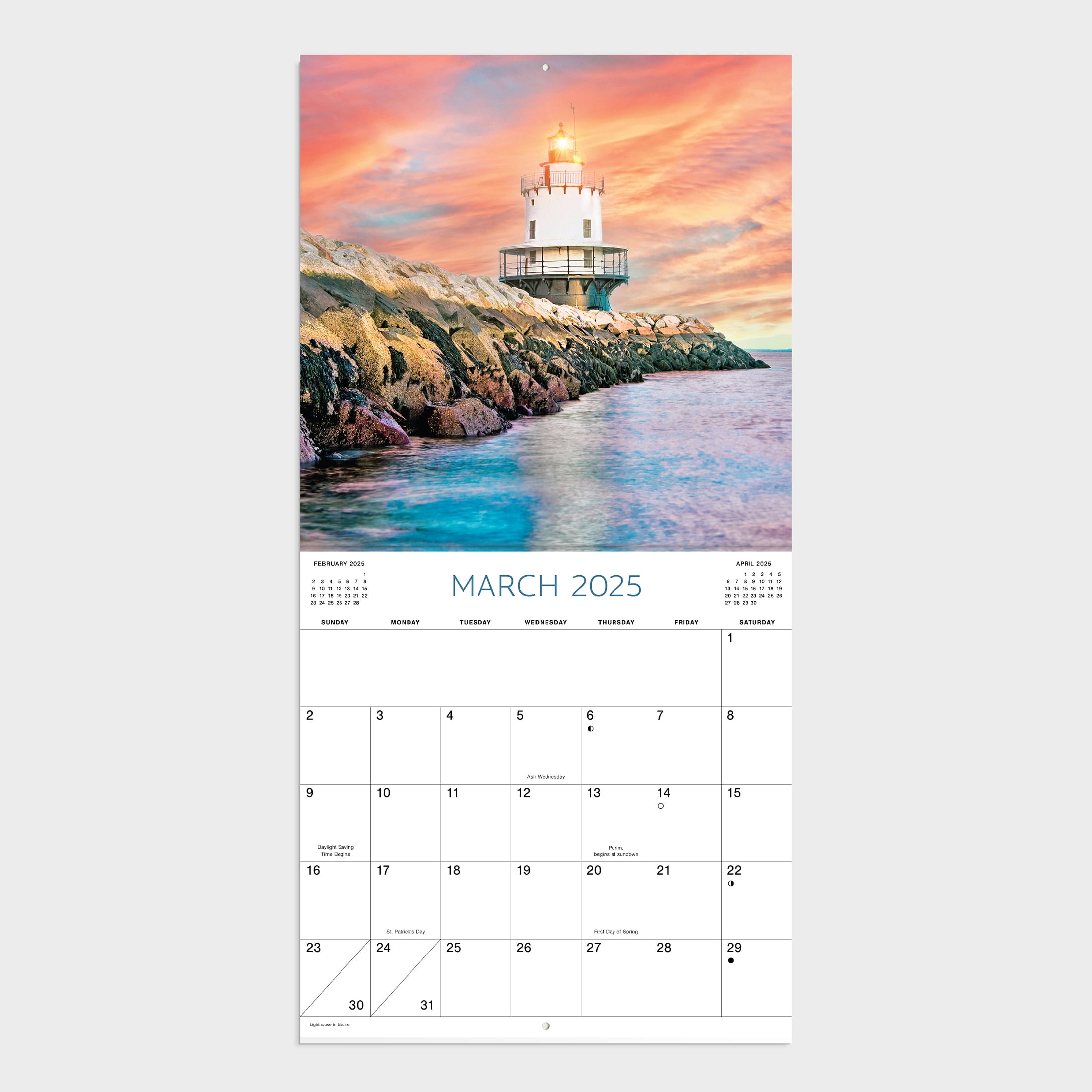 2025-12 Month Hanging Wall Calendar-America Beautiful -12x12 by Dayspring