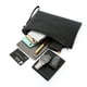thumbnail image 5 of Bolso de mano tejido para hombre, de piel suave, de gran capacidad, tipo sobre, moderno, estilo empresarial, 5 of 6