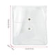 thumbnail image 2 of Bolsa de documentos de archivo transparente CACAGOO Bolsa de archivo PVC, 2 of 7