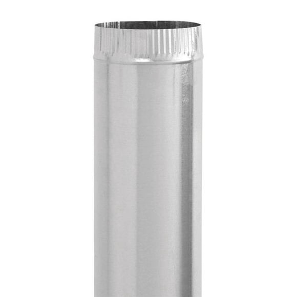 Imperial Manufacturing 44597 6 in. Dia. x 30 in. Tuyau de Four en Acier Galvanisé - Argent&44; Pack de 10