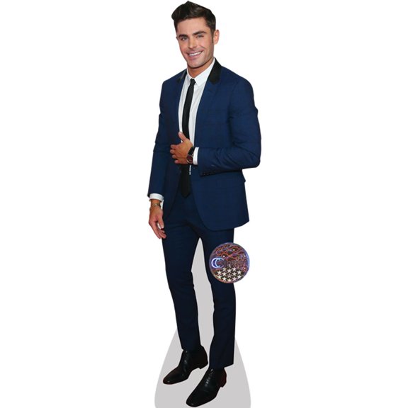 Zac Efron (Blue Suit) Lifesize Cardboard Cutout Standee