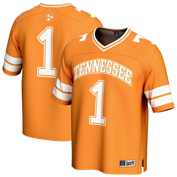 Unisex GameDay Greats #1 Tennessee Orange Tennessee Volunteers Lightweight Collegiate Football Fashion Jersey