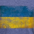 thumbnail image 3 of CafePress - Ukraine Textured Crazeh Paisleh Aged Copy Men's De - Mens Tri-blend T-Shirt, 3 of 4